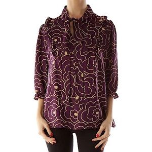 Anthropologie Silk Corey Lynn Calter Blouse